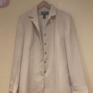 Tan pants suit gently loved